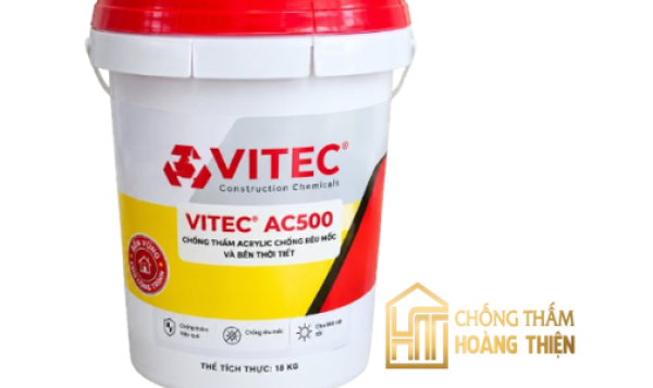 Sơn Chống Thấm VITEC AC 500 – Hệ Acrylic Siêu Đàn Hồi Cho Tường Ngoài Chất Lượng Cao
